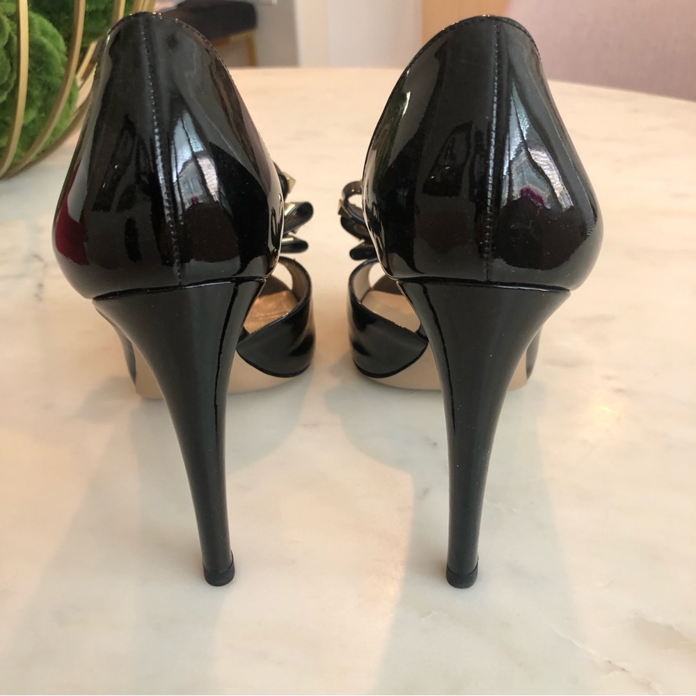 Valentino Black Rockstud D'Orsay Pumps NEW 7.5 - Picture 5 of 14